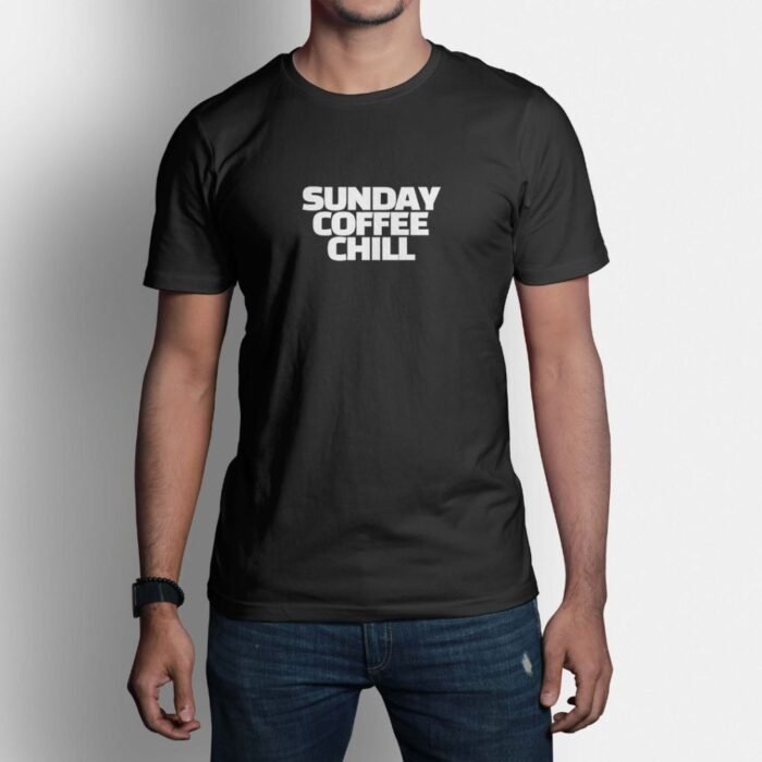 TYPOGRAPHY: Sunday Coffee Chill Tee
